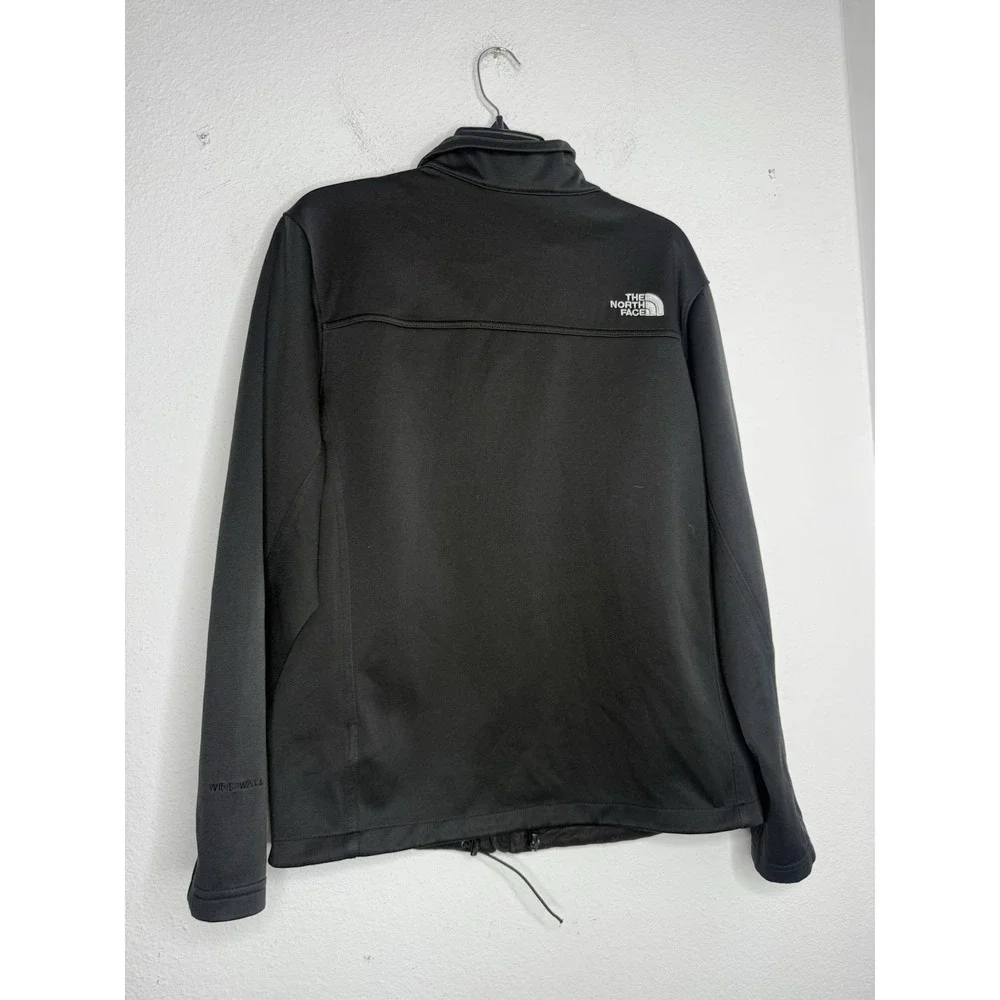 Men's M The North Face Apex Canyonwall Jacket Black Windwall SoftShell Full-Zip